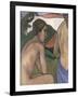 Seated Male Nude in a Landscape, circa 1889-90-Charles Filiger-Framed Giclee Print