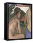 Seated Male Nude in a Landscape, circa 1889-90-Charles Filiger-Framed Stretched Canvas