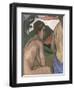 Seated Male Nude in a Landscape, circa 1889-90-Charles Filiger-Framed Giclee Print