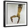 Seated Male Nude (Self-Portrait), 1910-Egon Schiele-Framed Giclee Print