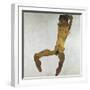 Seated Male Nude (Self-Portrait), 1910-Egon Schiele-Framed Giclee Print