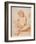 Seated Male Nude-Pesarese Cantarini-Framed Art Print