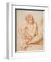 Seated Male Nude-Pesarese Cantarini-Framed Art Print