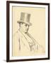 Seated Man with Top Hat, C. 1872-1875-Ilya Efimovich Repin-Framed Giclee Print
