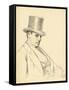 Seated Man with Top Hat, C. 1872-1875-Ilya Efimovich Repin-Framed Stretched Canvas