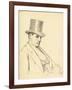 Seated Man with Top Hat, C. 1872-1875-Ilya Efimovich Repin-Framed Giclee Print