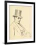 Seated Man with Top Hat, C. 1872-1875-Ilya Efimovich Repin-Framed Giclee Print