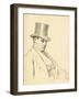 Seated Man with Top Hat, C. 1872-1875-Ilya Efimovich Repin-Framed Giclee Print