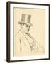 Seated Man with Top Hat, C. 1872-1875-Ilya Efimovich Repin-Framed Giclee Print