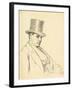 Seated Man with Top Hat, C. 1872-1875-Ilya Efimovich Repin-Framed Giclee Print