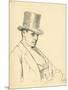 Seated Man with Top Hat, C. 1872-1875-Ilya Efimovich Repin-Mounted Giclee Print