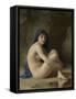 Seated Nude, 1884 (Oil on Canvas)-William-Adolphe Bouguereau-Framed Stretched Canvas