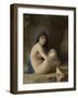 Seated Nude, 1884 (Oil on Canvas)-William-Adolphe Bouguereau-Framed Giclee Print