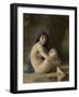 Seated Nude, 1884 (Oil on Canvas)-William-Adolphe Bouguereau-Framed Giclee Print