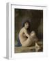 Seated Nude, 1884 (Oil on Canvas)-William-Adolphe Bouguereau-Framed Giclee Print