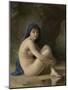Seated Nude, 1884 (Oil on Canvas)-William-Adolphe Bouguereau-Mounted Giclee Print