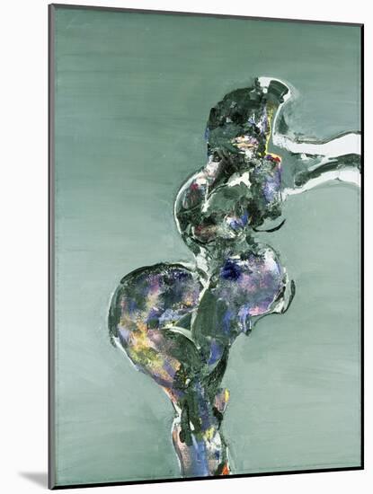 Seated Nude, 1979-Stephen Finer-Mounted Giclee Print