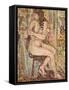 Seated Nude, C.1905 (Oil on Canvas)-Maurice Brazil Prendergast-Framed Stretched Canvas