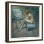 Seated Nude, C.1920-Ambrose Mcevoy-Framed Giclee Print