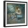 Seated Nude, C.1920-Ambrose Mcevoy-Framed Giclee Print