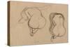 Seated Nude, C1901-Gustav Klimt-Stretched Canvas