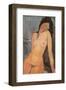 Seated Nude, ca. 1917-Amedeo Modigliani-Framed Art Print