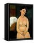 Seated Nude, circa 1917-Amedeo Modigliani-Framed Stretched Canvas