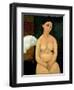 Seated Nude, circa 1917-Amedeo Modigliani-Framed Giclee Print