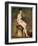 Seated Nude, Mademoiselle Rose-Eugene Delacroix-Framed Giclee Print