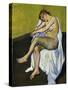 Seated Nude; Nu Assis, 1916-Suzanne Valadon-Stretched Canvas