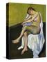 Seated Nude; Nu Assis, 1916-Suzanne Valadon-Stretched Canvas