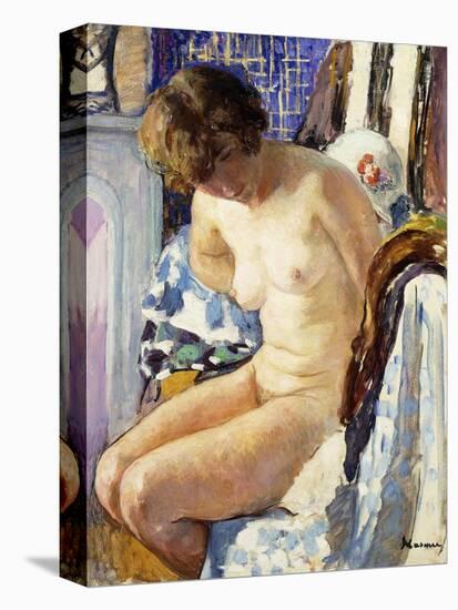 Seated Nude; Nu Assise-Henri Lebasque-Stretched Canvas