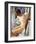Seated Nude; Nu Assise-Henri Lebasque-Framed Giclee Print