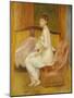 Seated Nude, Resting, 1885-Pierre-Auguste Renoir-Mounted Giclee Print