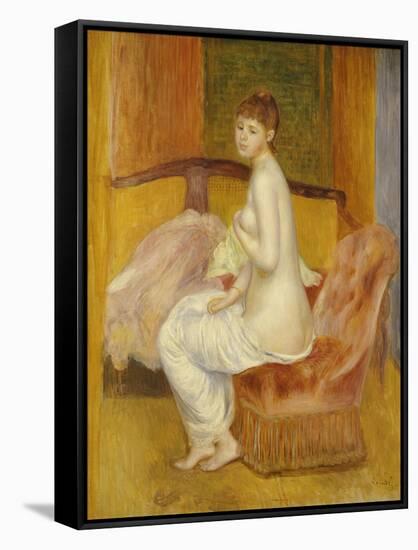 Seated Nude, Resting, 1885-Pierre-Auguste Renoir-Framed Stretched Canvas