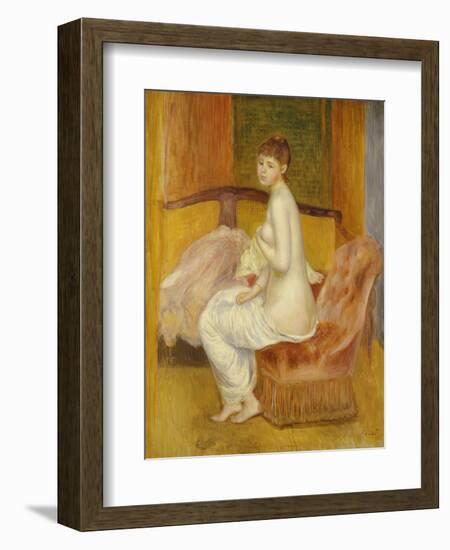 Seated Nude, Resting, 1885-Pierre-Auguste Renoir-Framed Giclee Print