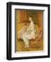 Seated Nude, Resting, 1885-Pierre-Auguste Renoir-Framed Giclee Print