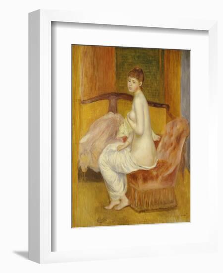 Seated Nude, Resting, 1885-Pierre-Auguste Renoir-Framed Giclee Print
