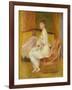 Seated Nude, Resting, 1885-Pierre-Auguste Renoir-Framed Giclee Print