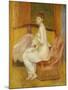 Seated Nude, Resting, 1885-Pierre-Auguste Renoir-Mounted Giclee Print