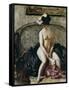 Seated Nude: The Black Hat-Philip Wilson Steer-Framed Stretched Canvas