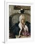 Seated Nude: The Black Hat-Philip Wilson Steer-Framed Giclee Print