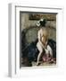 Seated Nude: The Black Hat-Philip Wilson Steer-Framed Giclee Print