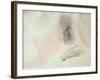 Seated Nude with Dishevelled Hair (W/C on Paper)-Auguste Rodin-Framed Giclee Print