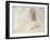 Seated Nude with Dishevelled Hair (W/C on Paper)-Auguste Rodin-Framed Giclee Print