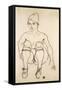 Seated Nude with Shoes and Stockings-Egon Schiele-Framed Stretched Canvas