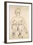 Seated Nude with Shoes and Stockings-Egon Schiele-Framed Giclee Print