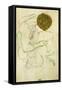 Seated Nude Woman-Egon Schiele-Framed Stretched Canvas