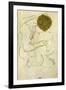 Seated Nude Woman-Egon Schiele-Framed Giclee Print