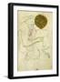 Seated Nude Woman-Egon Schiele-Framed Giclee Print